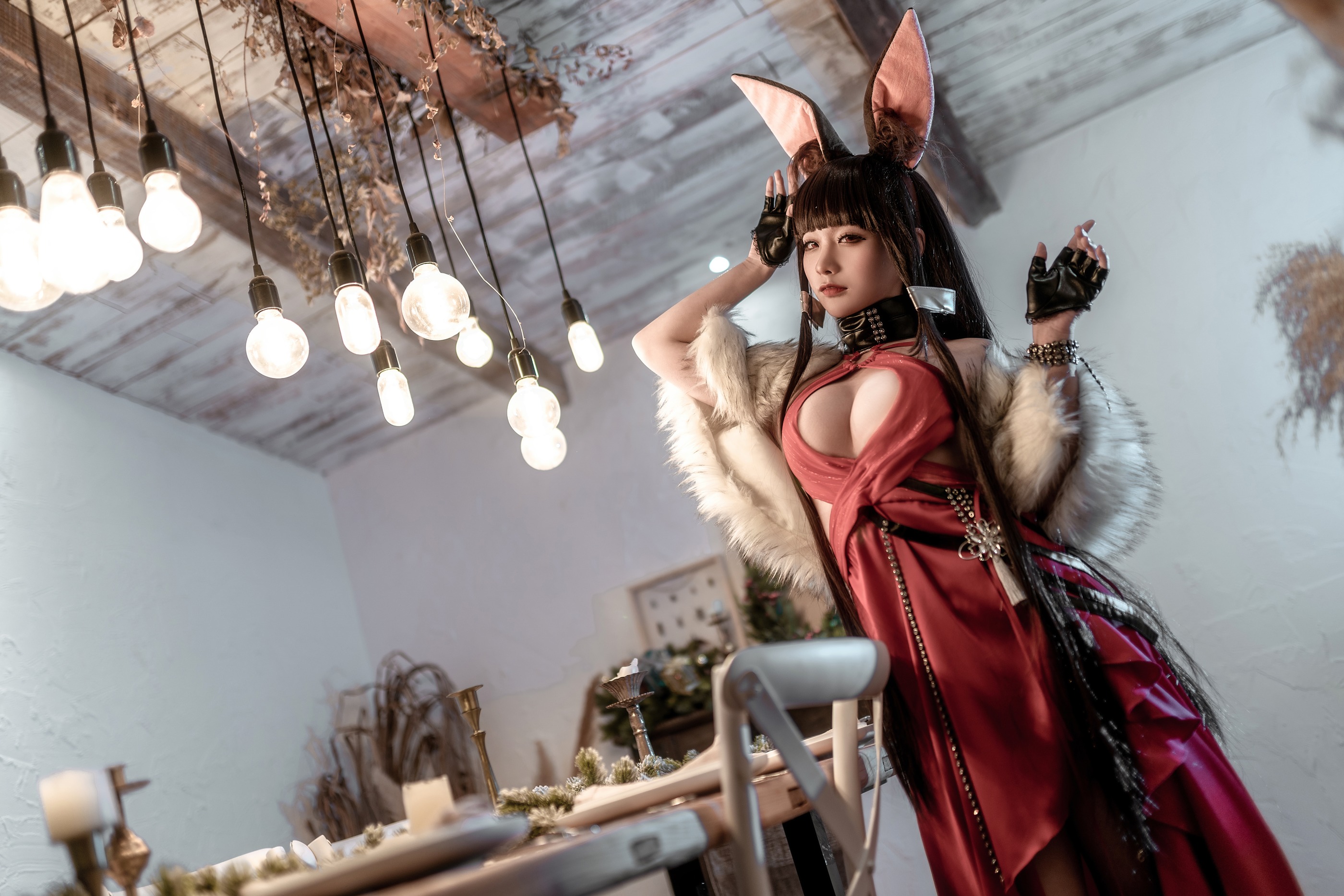 图片[1]-蠢沫沫 – NO.236 Akagi Ruby-Laced Beauty (Azur Lane)[40P]-XikXak